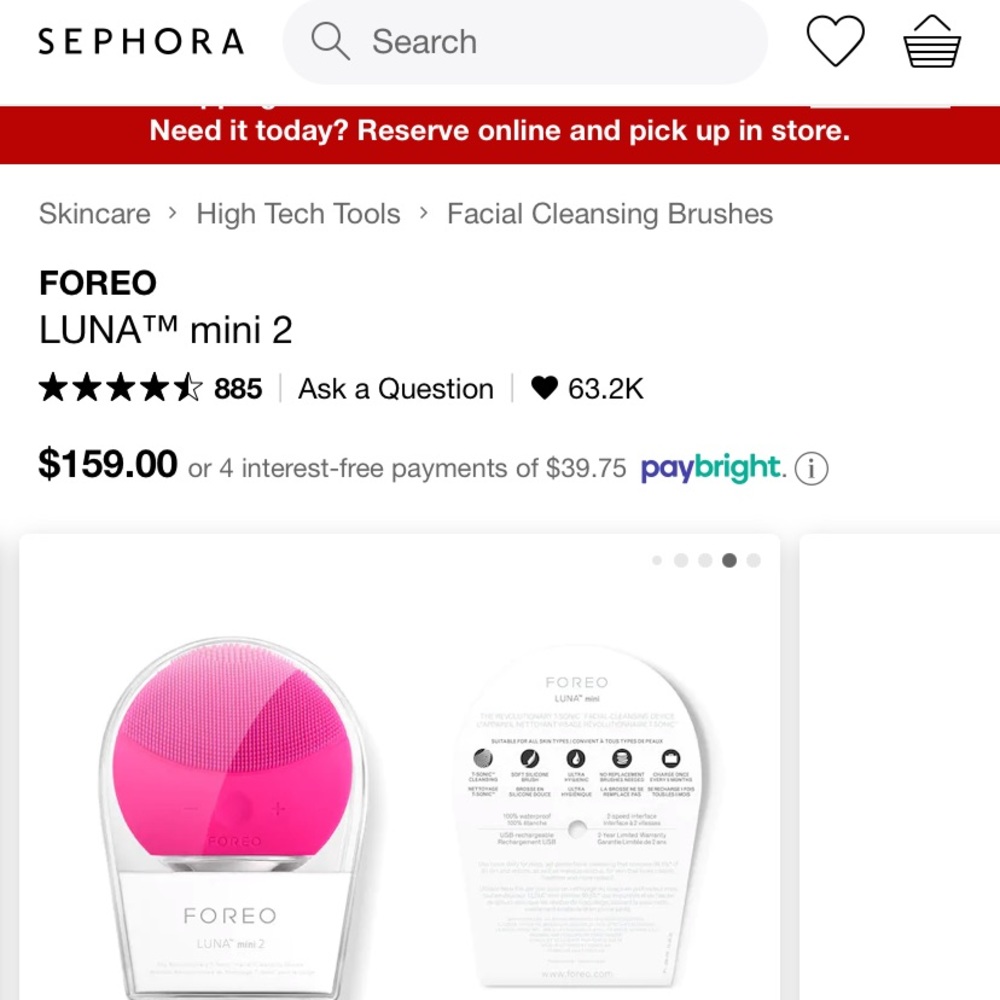 *BNWOT FOREO LUNA MINI 2*